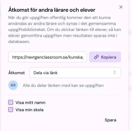 kopiera länk